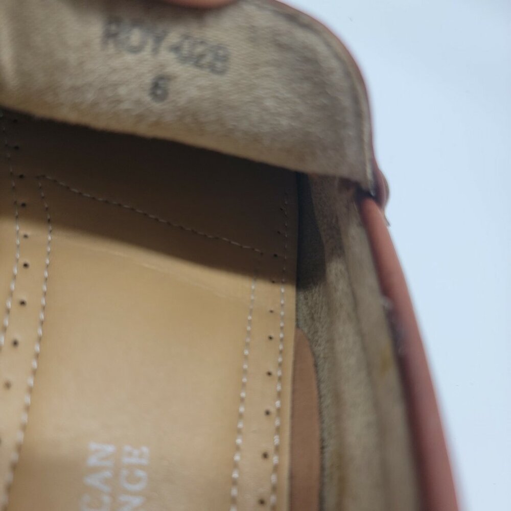 American Exchange Flat Comfort Slip On Size 6 Brown Womens Loafers - Picture 7 of 7